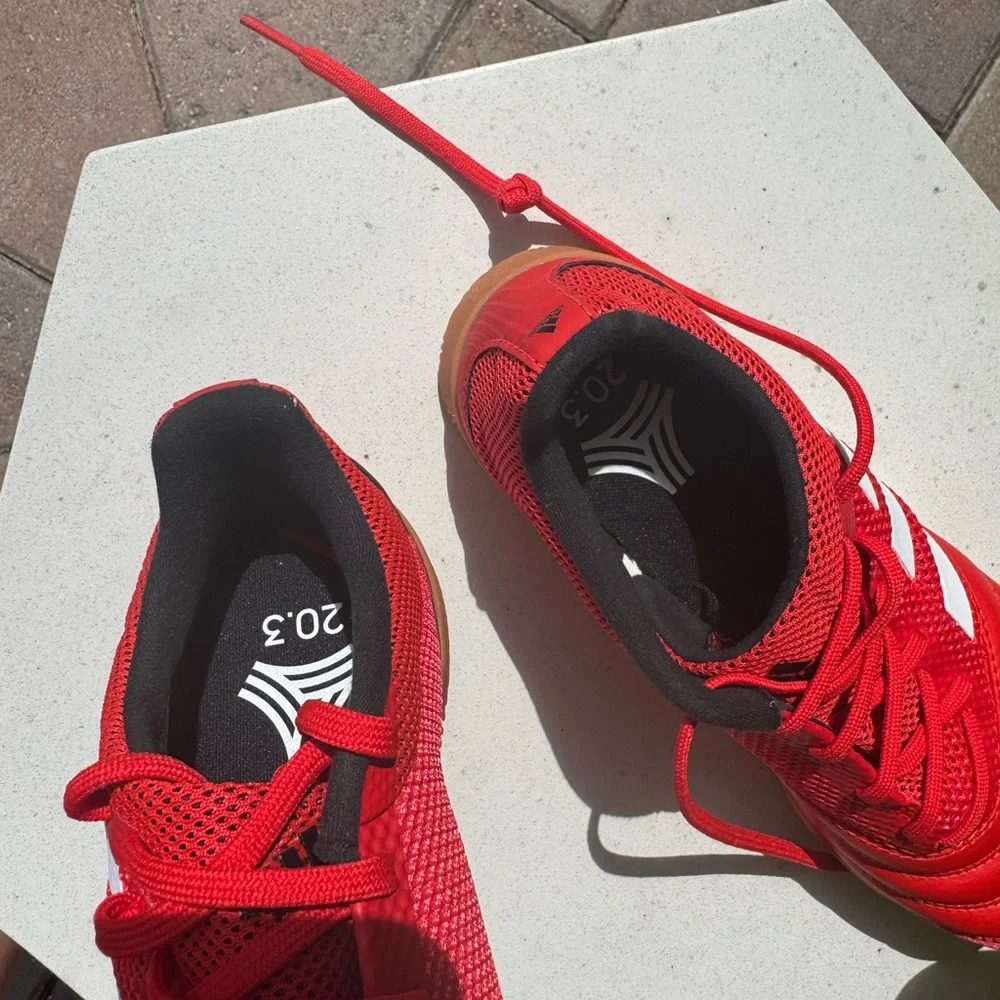 Adidas Kids Red Soccer Shoes - Picture 8 of 12